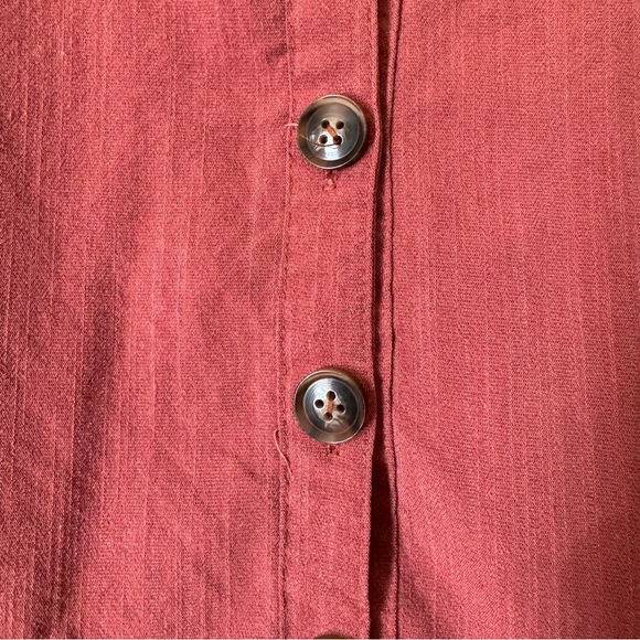 Button Down Ruffle Top - Picture 2 of 4